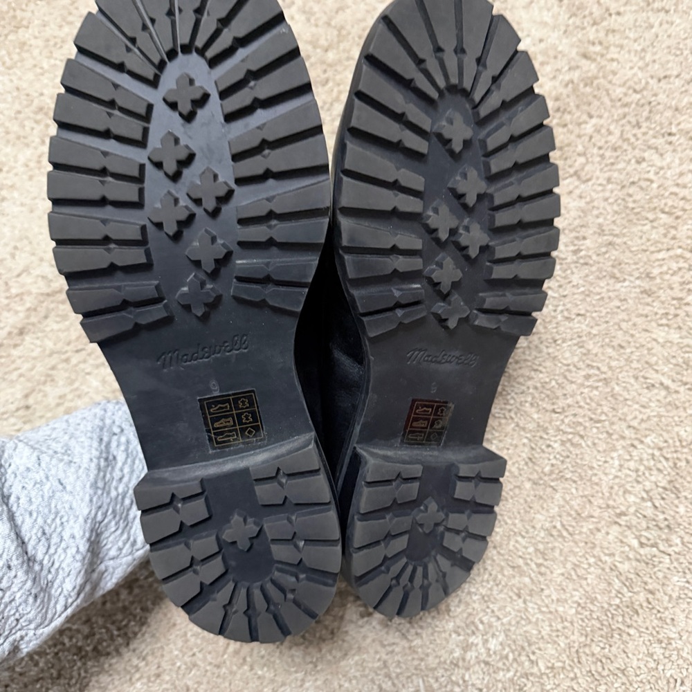 Madewell The Bradley Lugsole Loafer Black 9 - Picture 4 of 8